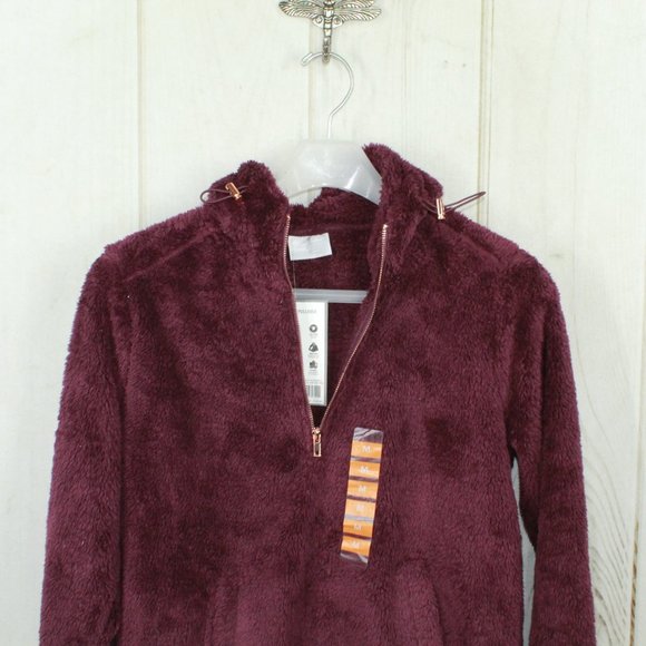 NEW! RBX 100% Polyester 1/4 Zip Sherpa Hooded Pull - Picture 9 of 15